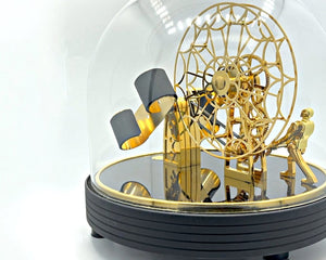 KUNSTWINDER Watch Winders Gold Kunstwinder Double Watch Winder - Ferris Wheel (Old World Collection) - Chrome