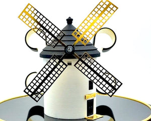 KUNSTWINDER Watch Winders Gold KUNSTWINDER OLD WORLD COLLECTION SPANISH WINDMILL (GOLD) WATCHWINDER