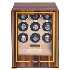 Rapport London Watch Winders Rapport London Watch Winder - Paramount Nine Watch Winder - Walnut