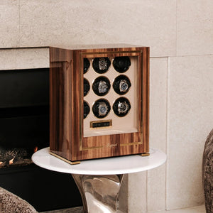 Rapport London Watch Winders Rapport London Watch Winder - Paramount Nine Watch Winder - Walnut