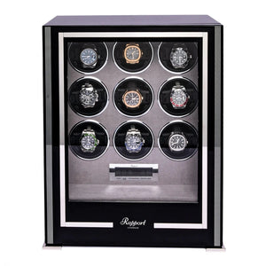 Rapport London Ebony Rapport London Watch Winder - Paramount Nine Watch Winder - Walnut