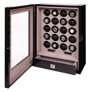 Rapport London Rapport London Watch Winder - Paramount Twelve Watch Winder Ebony Touch Screen