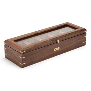 WOLF Watch Box WOLF ANALOG/SHIFT FLATIRON II 5-PIECE WATCH BOX