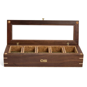 WOLF Watch Box WOLF ANALOG/SHIFT FLATIRON II 5-PIECE WATCH BOX