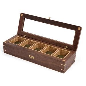 WOLF Watch Box WOLF ANALOG/SHIFT FLATIRON II 5-PIECE WATCH BOX