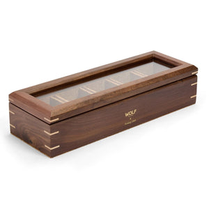 WOLF Watch Box WOLF ANALOG/SHIFT FLATIRON II 5-PIECE WATCH BOX