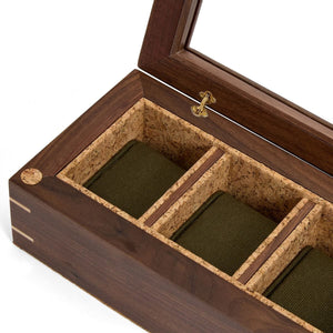 WOLF Watch Box WOLF ANALOG/SHIFT FLATIRON II 5-PIECE WATCH BOX