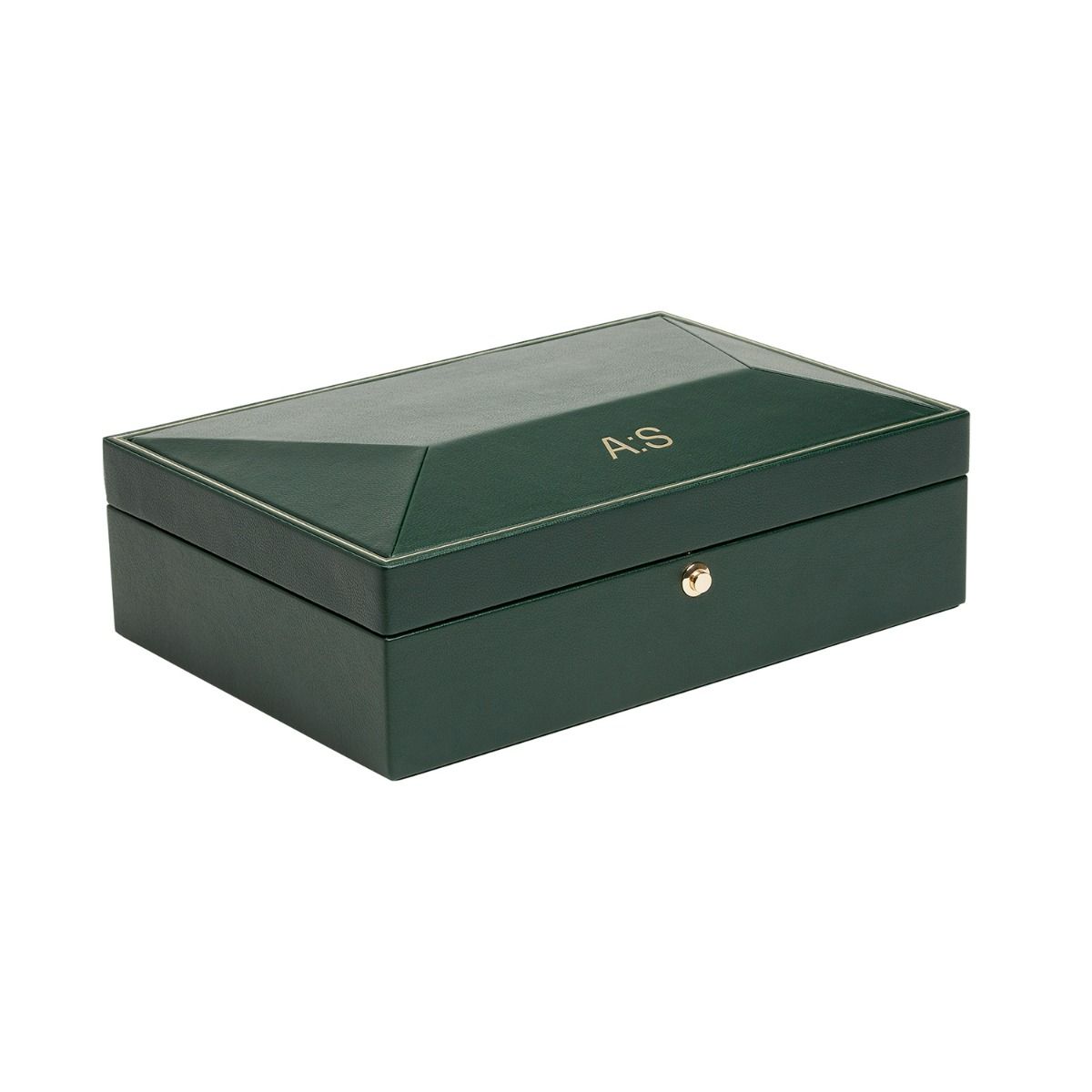 Analog Shift Vintage 10-Watch Storage Box - Green - Green