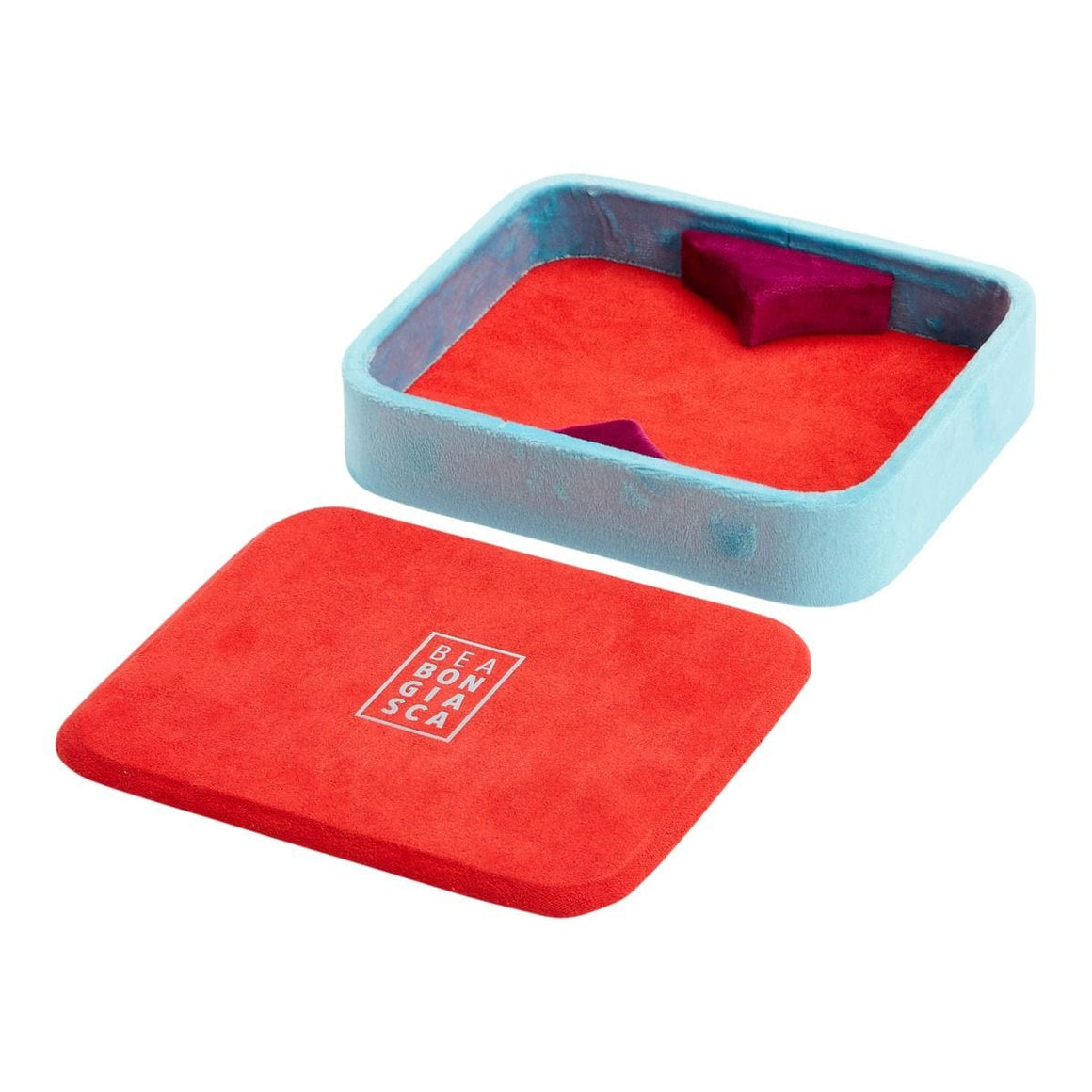 WOLF Valet Tray Red / Blue WOLF Bea Bongiasca Small Jewelry Tray