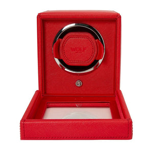 WOLF Watch Winder Tutti Frutti Red WOLF Cub Winder with Cover