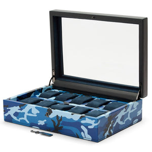 WOLF WOLF Elements 10 Piece Watch Box - Water