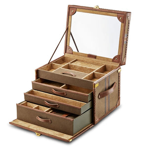 WOLF WOLF Ida Trunk Jewellery Box - Khaki