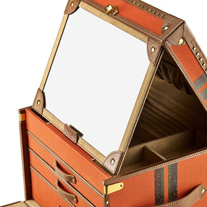 WOLF WOLF Ida Trunk Jewellery Box - Orange