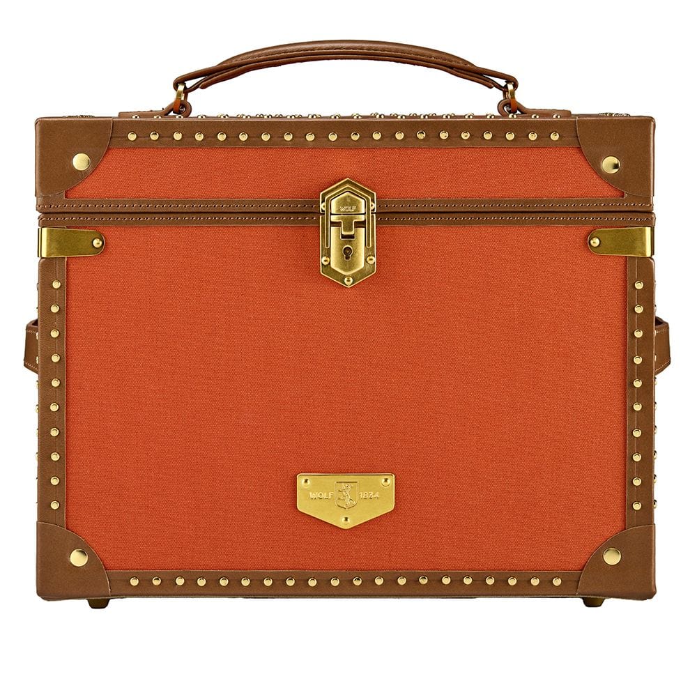 WOLF WOLF Ida Trunk Jewellery Box - Orange