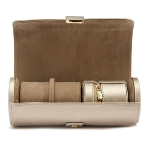WOLF WOLF Palermo Double Watch Roll With Jewelry Pouch