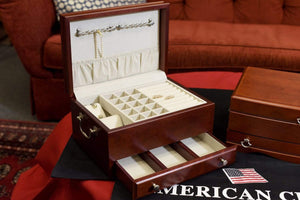 American Chests Jewelry Chest American Chests #J11 CONTESSA - 1 Draw Jewelry Chest