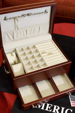 American Chests Jewelry Chest American Chests #J11 CONTESSA - 1 Draw Jewelry Chest