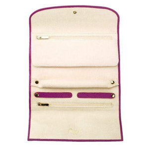 Rapport London Aria Jewelry Roll Lilac
