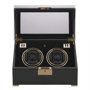 Rapport London Black Rose Duo Watch Winder