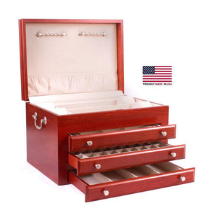 American Chests Jewelry Chest Copy of American Chests #J02 FIRST LADY - 2 Draw Jewelry Chest