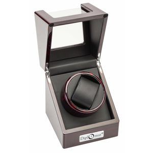 Diplomat Watch Winders Diplomat 31-407 Estate Ebony Wood Finish Single Watch Winder