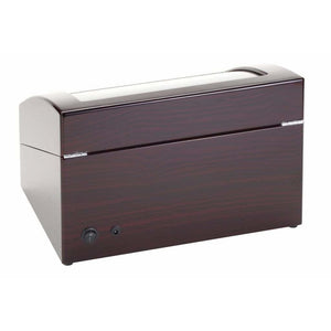 Diplomat Watch Winders Diplomat 31-426 Gothica Ebony Wood Finish Quad Watch Winder