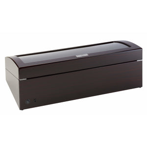 Diplomat Watch Winders Diplomat 31-428 Gothica Ebony Wood Finish Eight Watch Winder