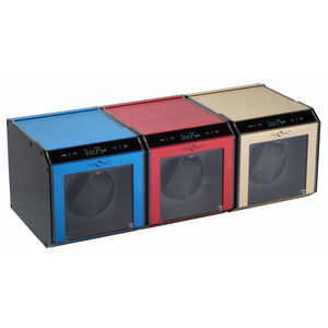 Diplomat Watch Winders Diplomat 34-113 Illuminum LED Lit Red Aluminum Single Watch Winder