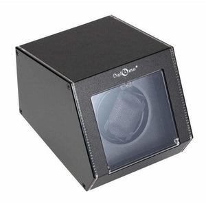 Diplomat Watch Winders Diplomat 34-150 Illuminum LED Lit Black Aluminum Single Watch Winder