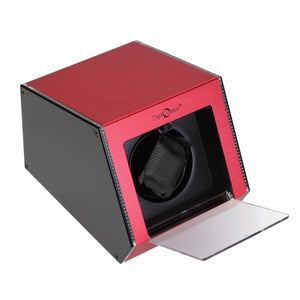 Diplomat Watch Winders Diplomat 34-153 Illuminum LED Lit Red Aluminum Single Watch Winder