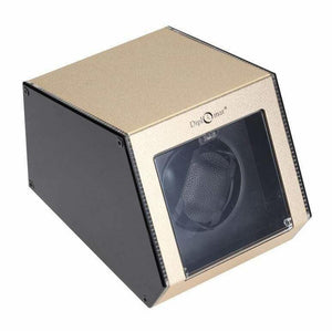 Diplomat Watch Winders Diplomat 34-154 Illuminum LED Lit Champagne Aluminum Single Watch Winder