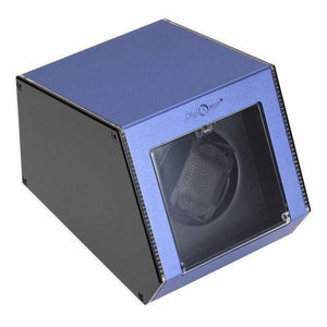 Diplomat Watch Winders Diplomat 34-155 Illuminum LED Lit Blue Aluminum Single Watch Winder