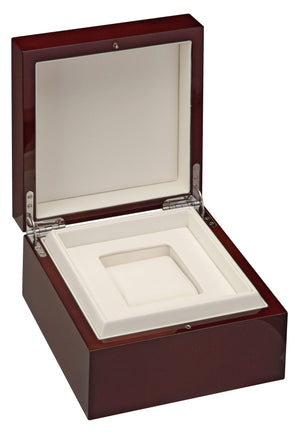 Diplomat Watch Case Cherry Diplomat Piano Finish Single Watch Case