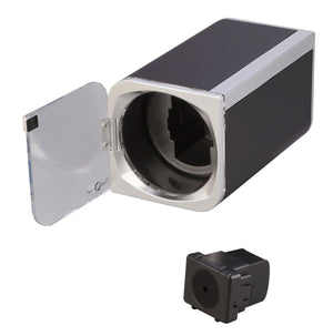 Diplomat Watch Winders Diplomat Rogue Silver/Black LED Lit Single Winder