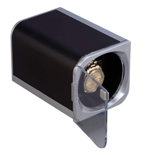 Diplomat Watch Winders Diplomat Rogue Silver/Black LED Lit Single Winder