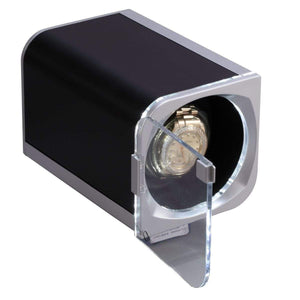 Diplomat Watch Winders Diplomat Rogue Silver/Black LED Lit Single Winder