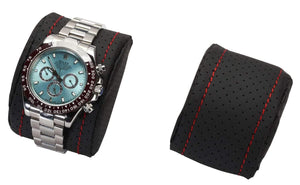 Diplomat Watch Case Diplomat See Through Black Carbon Fiber Pattern Watch Case