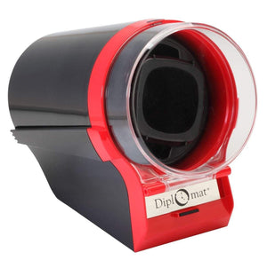 Diplomat Watch Winders Diplomat Single Watch Winder with 12 Programmed Settings and Japanese Mabuchi Motor