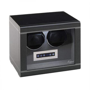 Rapport London Formula Double Watch Winder Carbon Fibre