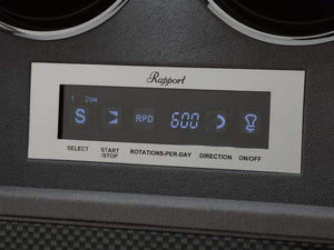 Rapport London Formula Double Watch Winder Carbon Fibre