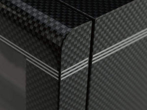 Rapport London Formula Double Watch Winder Carbon Fibre