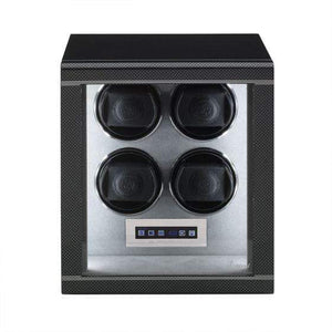 Rapport London Formula Quad Watch Winder Carbon Fibre