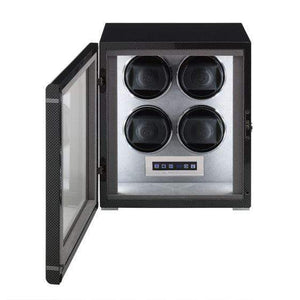 Rapport London Formula Quad Watch Winder Carbon Fibre