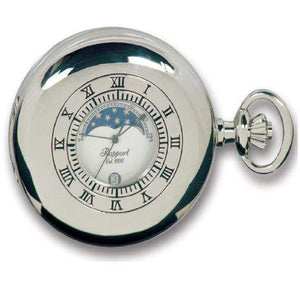 Rapport London Half Hunter Silver Tune Pocket Watch