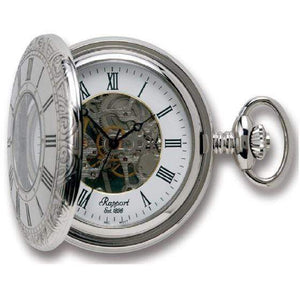 Rapport London Half Hunter Silver Pocket Watch