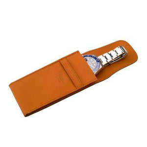 Rapport London Hyde Park Single Watch Pouch in Tan