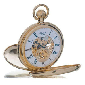 Rapport London Mechanical Half Hunter Gold Plated Pocket Watch