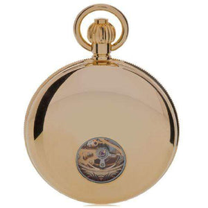 Rapport London Mechanical Half Hunter Gold Plated Pocket Watch