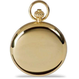 Rapport London Open Face Gold Plated Pocket Watch 52mm