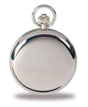Rapport London Open Face Silver Plated Pocket Watch